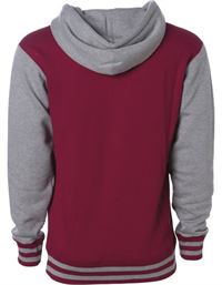 FELPA PESANTE CON CAPPUCCIO COLLEGE UNISEX